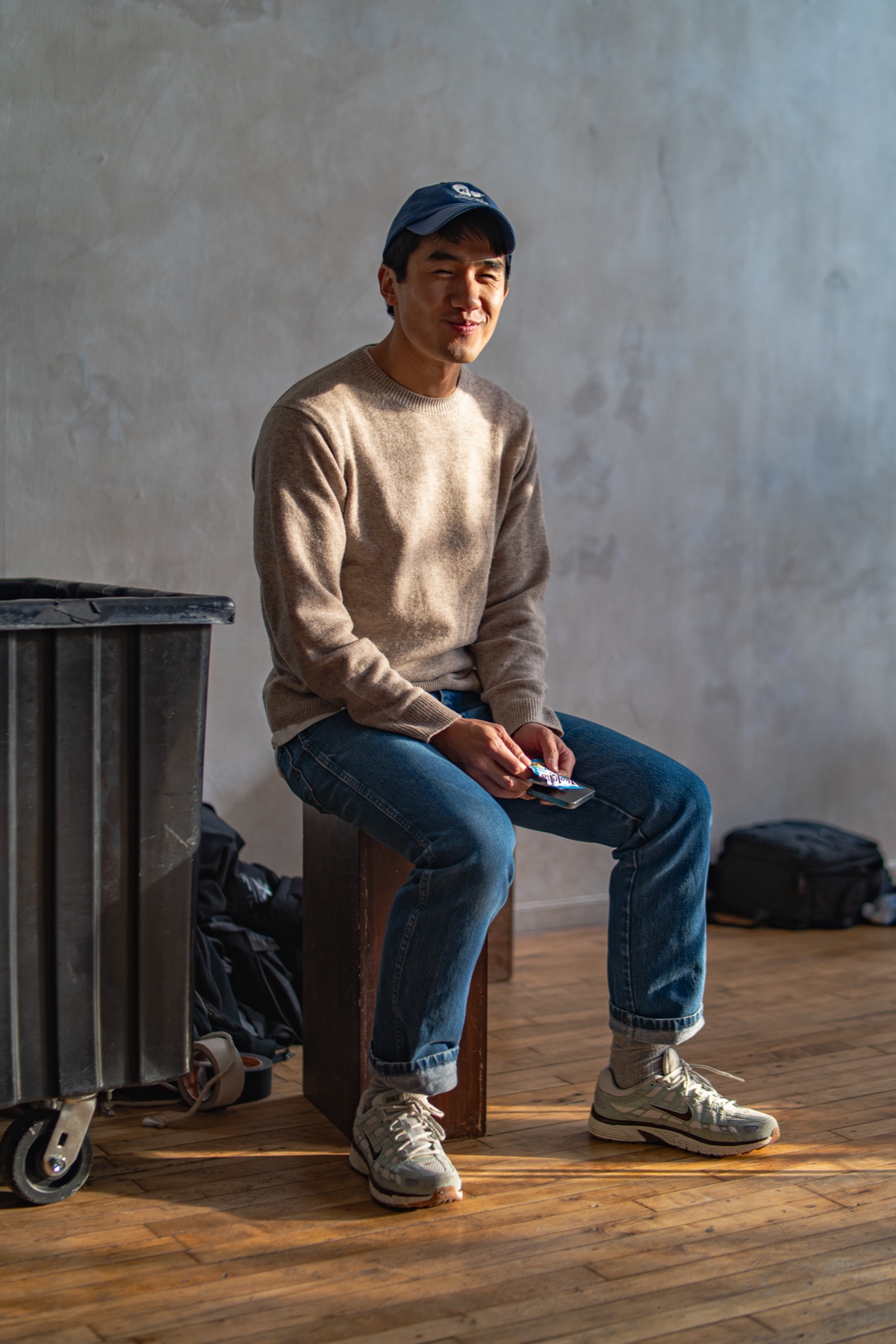 Ira Ko on set